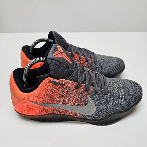 Nike Kobe 11 Xl Elite Low Easter Size 8.5 Mango/Orange/Grey 822675-078